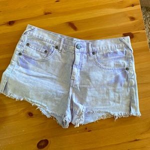 Free people ripped jean shorts